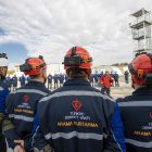 Türkiye Diyanet Vakfınca kurulan arama kurtarma ekipleriyle afet tatbikatı düzenlendi