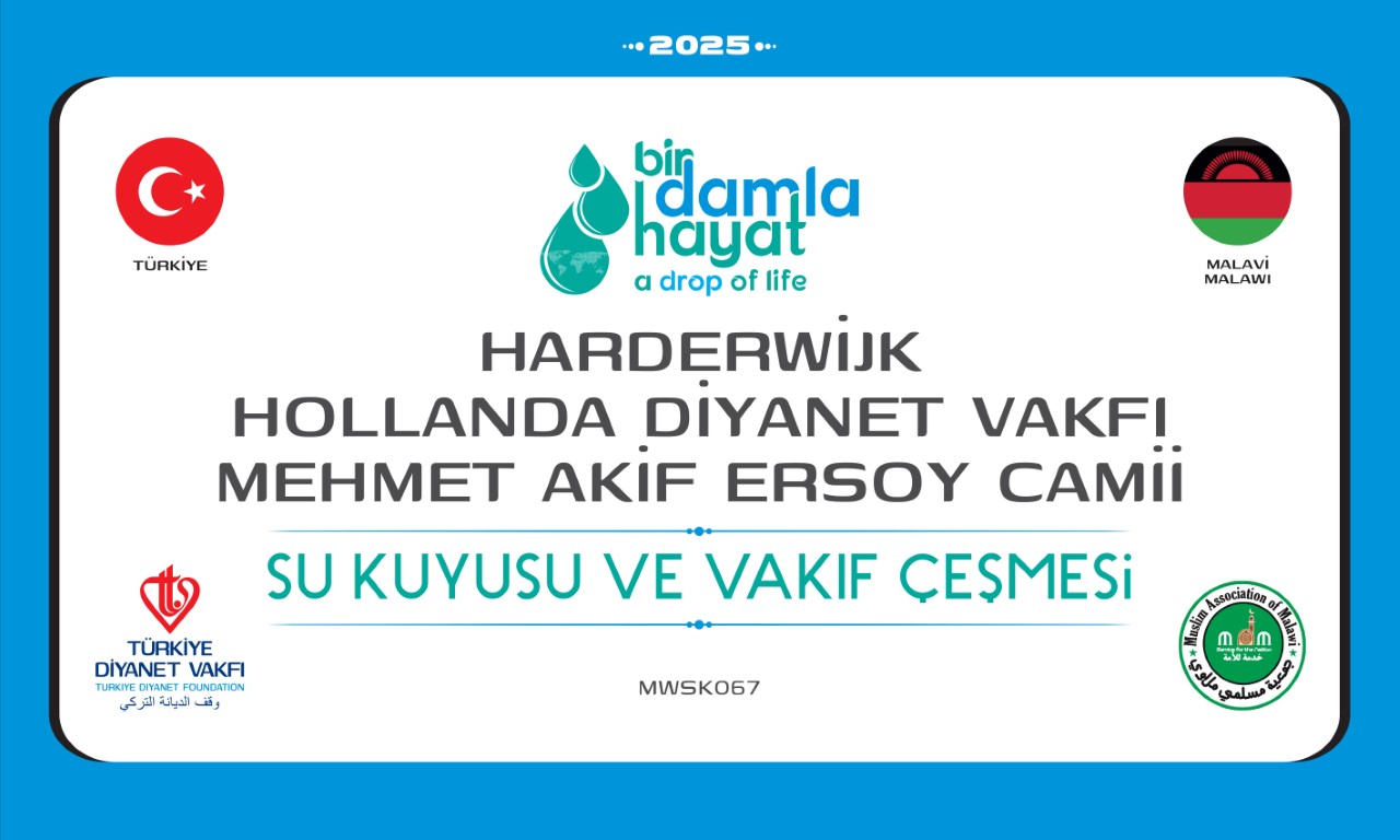 MWSK067 su kuyusu, Türkiye diyanet vakfı, su kuyusu açtırmak, su kuyusu tabela , bir damla hayat su kuyusu, su kuyusu bağışı, temiz su,