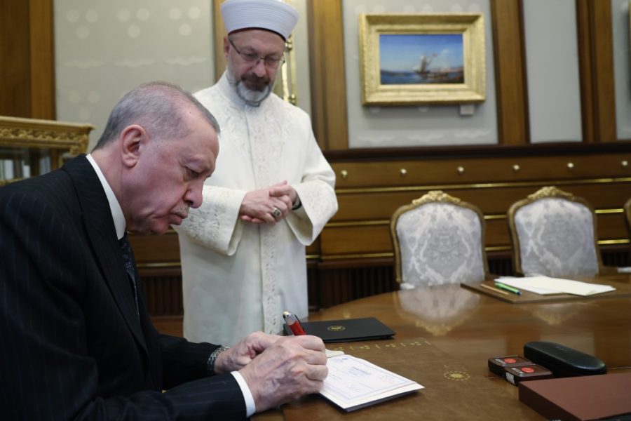 Cumhurbaşkanı Erdoğan, Türkiye Diyanet Vakfına kurban bağışında bulundu, Recep Tayyip Erdoğan, Kurban Bağışı