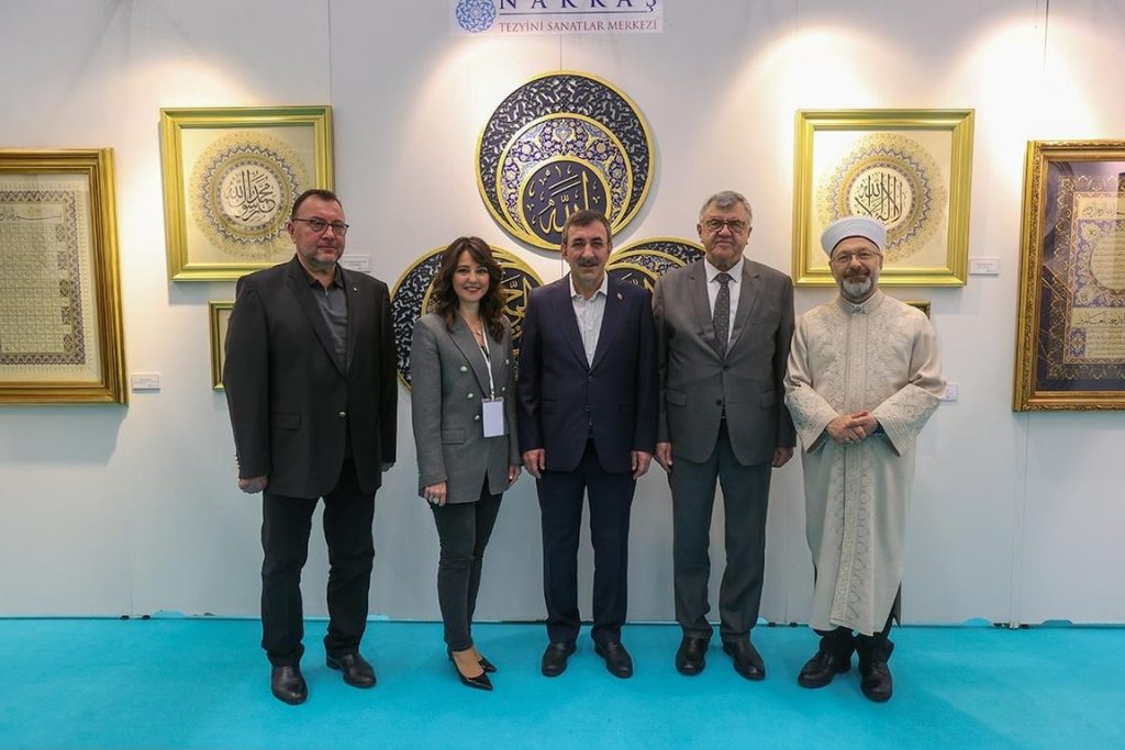 Cumhurbaşkanı Yardımcısı Cevdet Yılmaz "Uluslararası İslam Sanatları Fuarı"nı ziyaret etti, Uluslararası İslam Sanatları Fuarı, İslam Sanatları