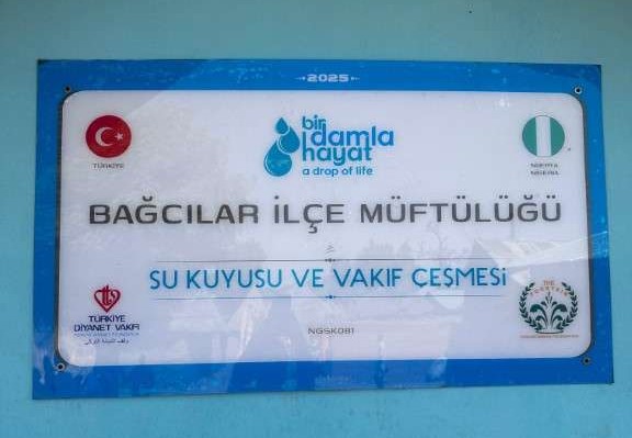 NGSK081 su kuyusu, Türkiye diyanet vakfı, su kuyusu açtırmak, su kuyusu tabela , bir damla hayat su kuyusu, su kuyusu bağışı, temiz su,