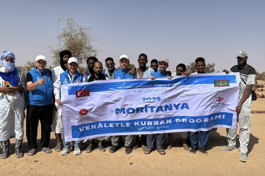 Kurban, kurban bağışı, vekaleten kurban, kurban eti dağıtımı, TDV Moritanya'da 122 bin ihtiyaç sahibine kurban eti dağıttı