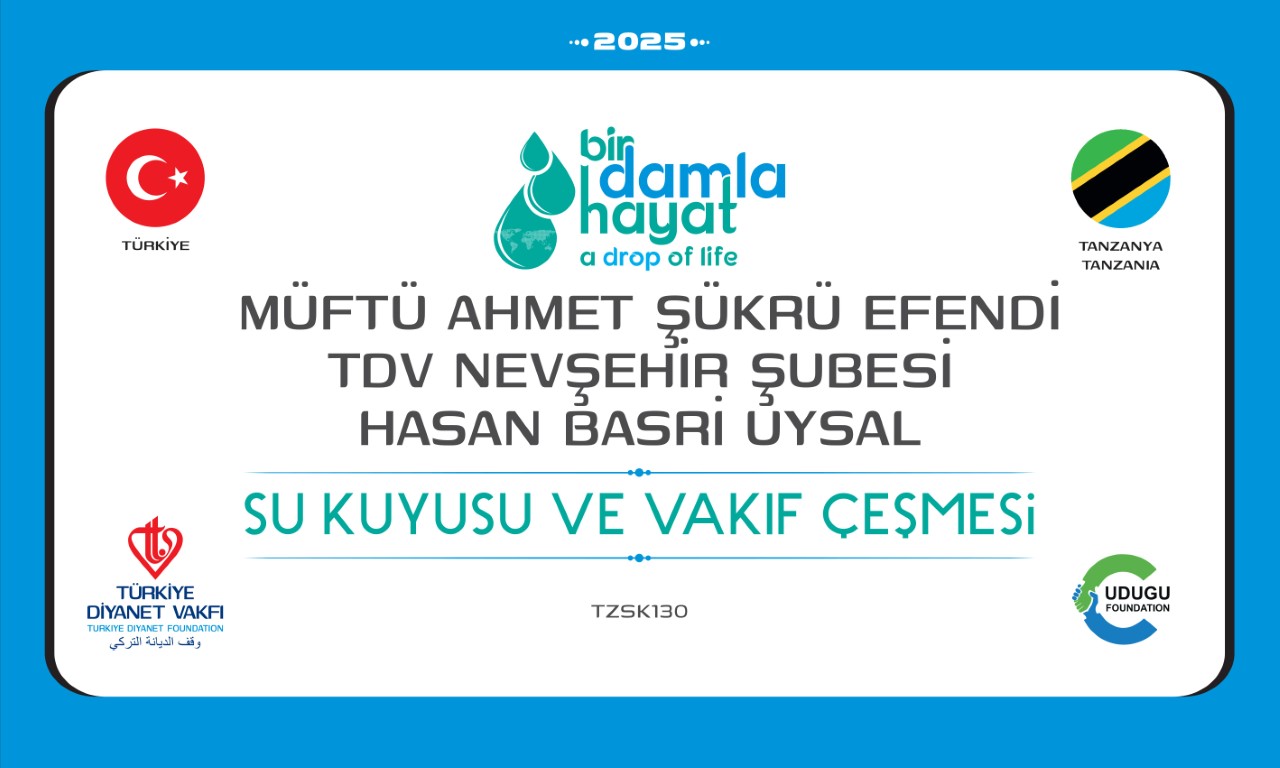 su kuyusu, Türkiye diyanet vakfı, su kuyusu açtırmak, su kuyusu tabela , bir damla hayat su kuyusu, su kuyusu bağışı, temiz su,