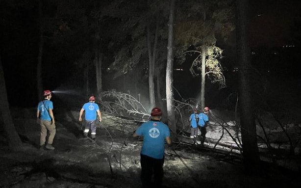 orman yangınları ile mücadele ,arama kurtarma, çorba dağıtımı, sıcak yemek dağıtımı, Türkiye diyanet vakfı