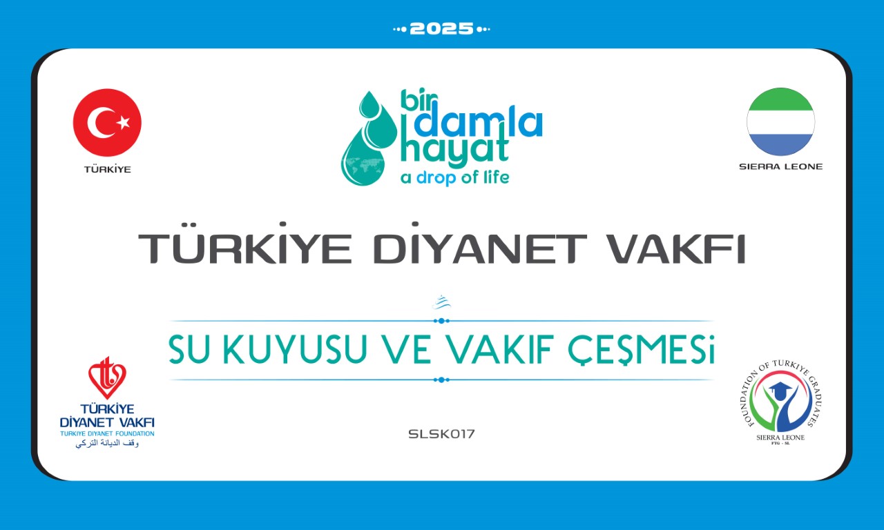 su kuyusu, Türkiye diyanet vakfı, su kuyusu açtırmak, su kuyusu tabela , bir damla hayat su kuyusu, su kuyusu bağışı, temiz su,