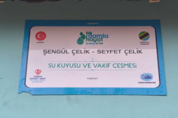 Şengül Çelik , Seyfet Çelik su kuyusu ve vakıf çeşmesi TZSK137