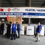 Türkiye Diyanet Vakfı, Gazze’ye 20 tır insani yardım gönderdi, gazze yardım tırı, gazze, yardım, gazze şeridi, yardım tırı