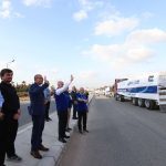 Türkiye Diyanet Vakfı, Gazze’ye 20 tır insani yardım gönderdi, gazze yardım tırı, gazze, yardım, gazze şeridi, yardım tırı