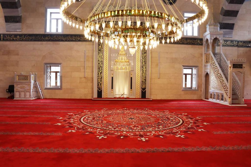 Türkiye'nin destekleriyle inşa edilen Üsküp Camisi'ndeki çalışmalarda sona yaklaşılıyor